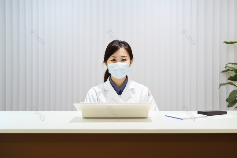 医疗健康前台护士,高清,摄影图,摄影图片,图片大全,摄影图免费下载